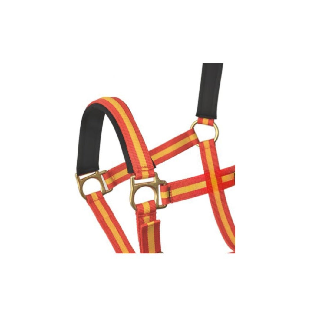 Cabezada Cuadra Nylon Doble Sin Mosquetón R/A/R PONY