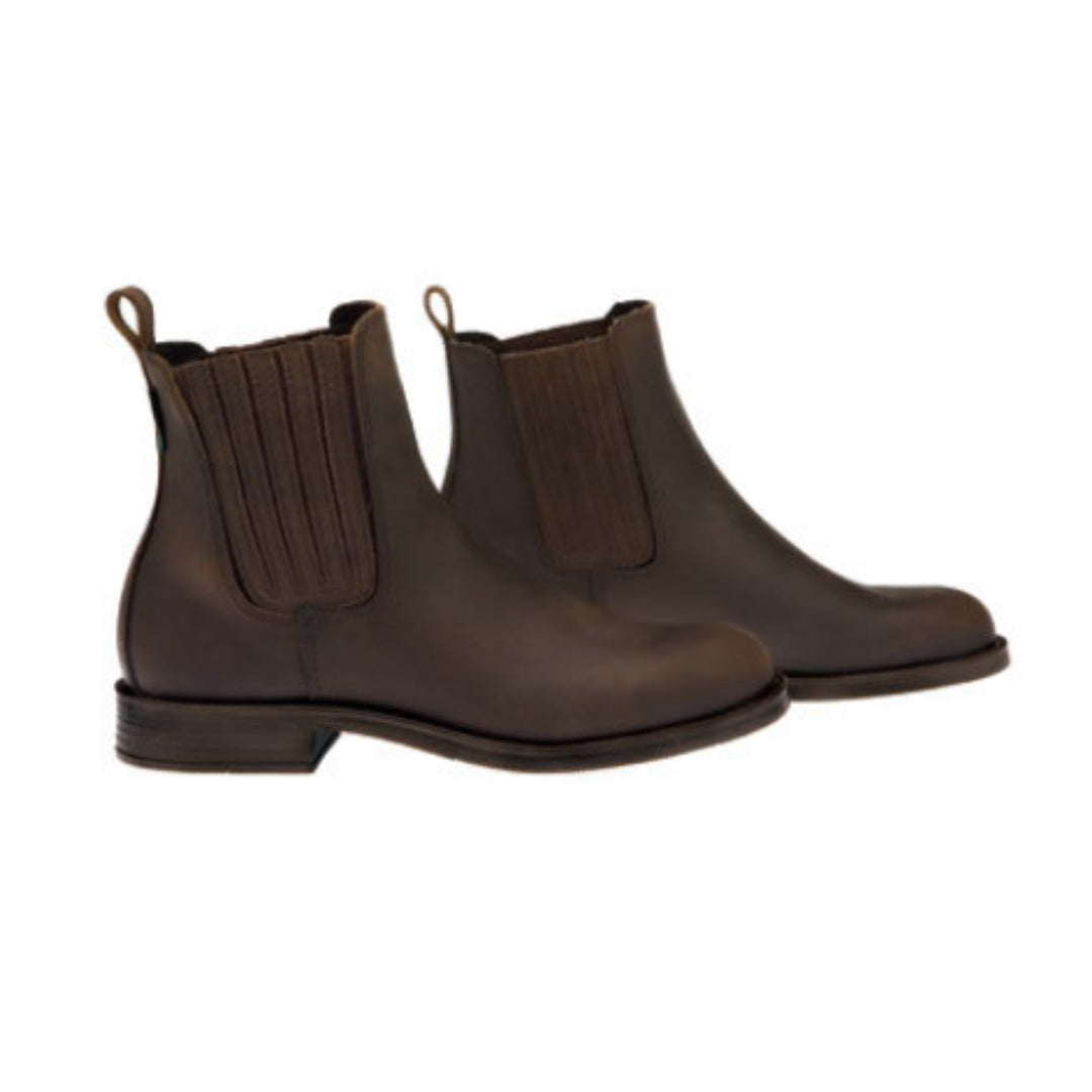 Botín Lexhis Epson – Cuero Nobuck Engrasado, Suela Goma, Horma Unisex, Marrón | Tallas 35-45