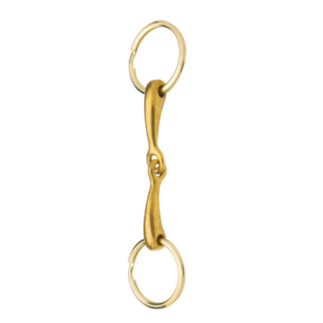 Llavero Filete con Anillas Hípica – Accesorio Original para Jinetes y Amantes del Caballo