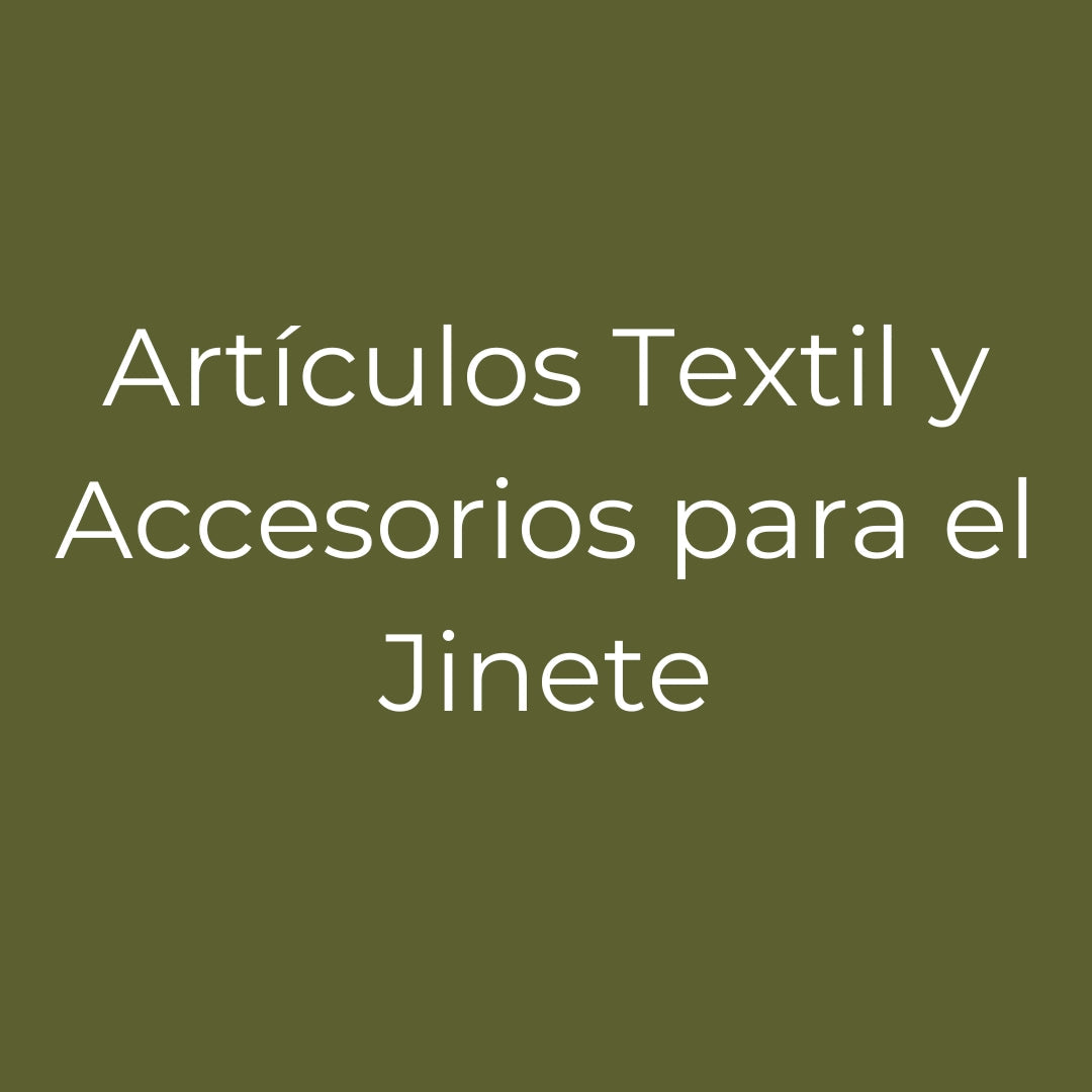 Artículos Textil y Accesorios para el  Jinete