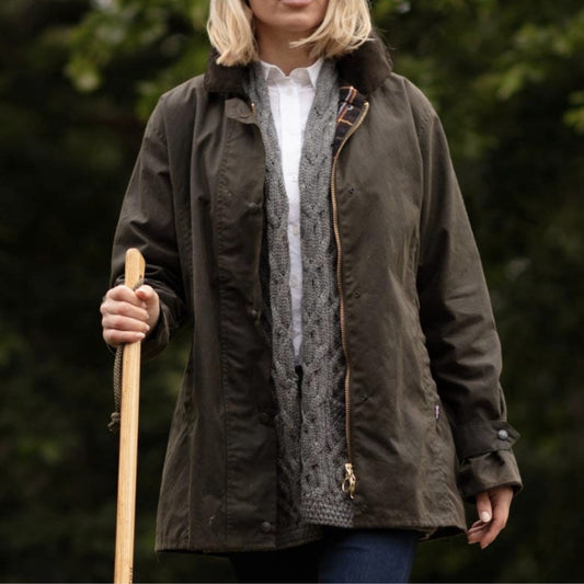 Chaqueta Victoria encerada para mujer Walker and Hawkes