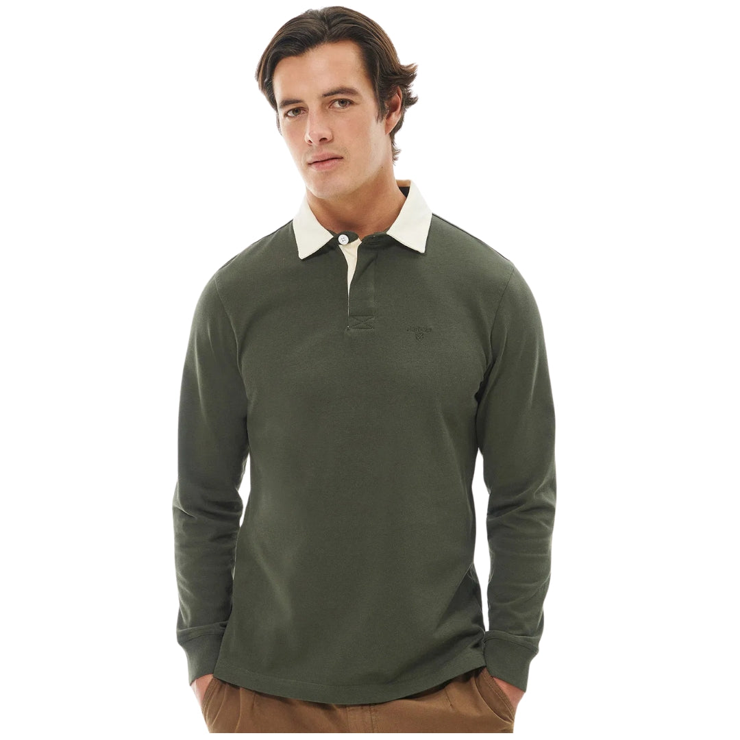 Polo Rugby Howtown Olive Barbour