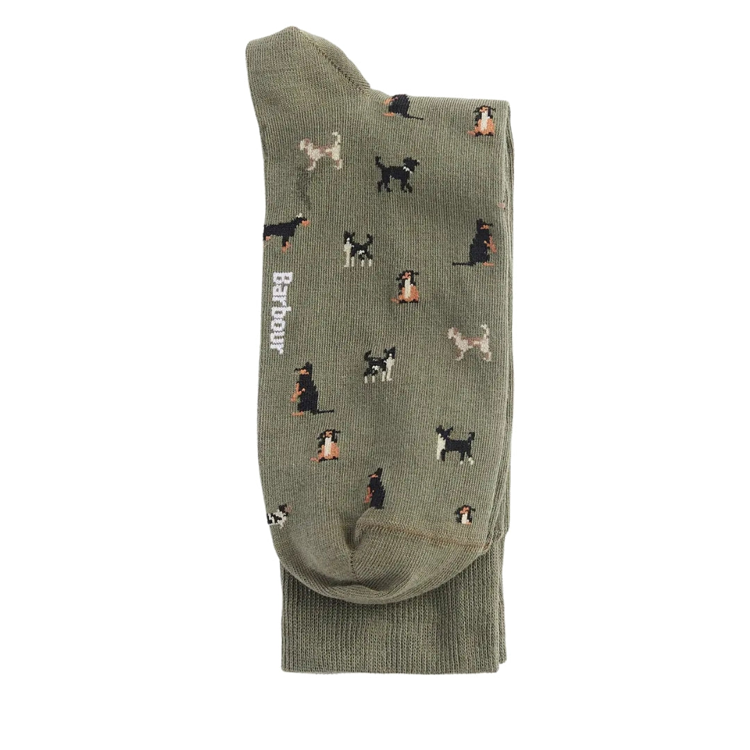 Calcetines con dibujos de perros Barbour