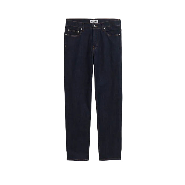 Pantalones Vaqueros Rectos 5 Bolsillos Vaquero Oscuro – Fibras Regenerativas | Aigle