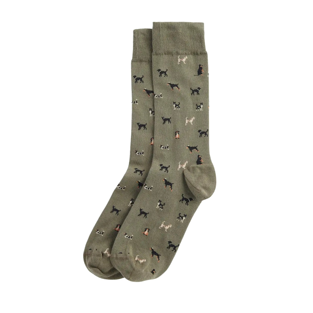 Calcetines con dibujos de perros Barbour