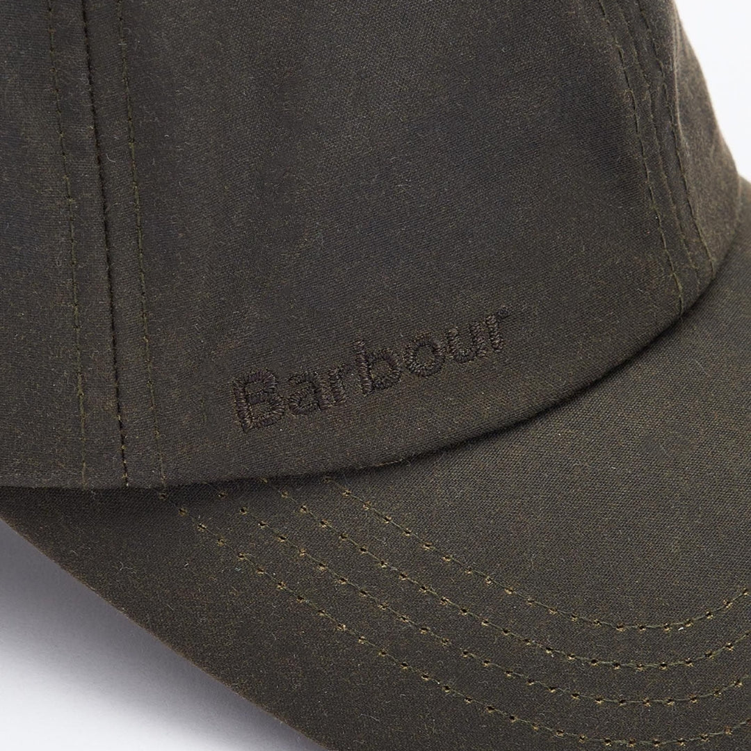 Gorra deportiva encerada Barbour Olive