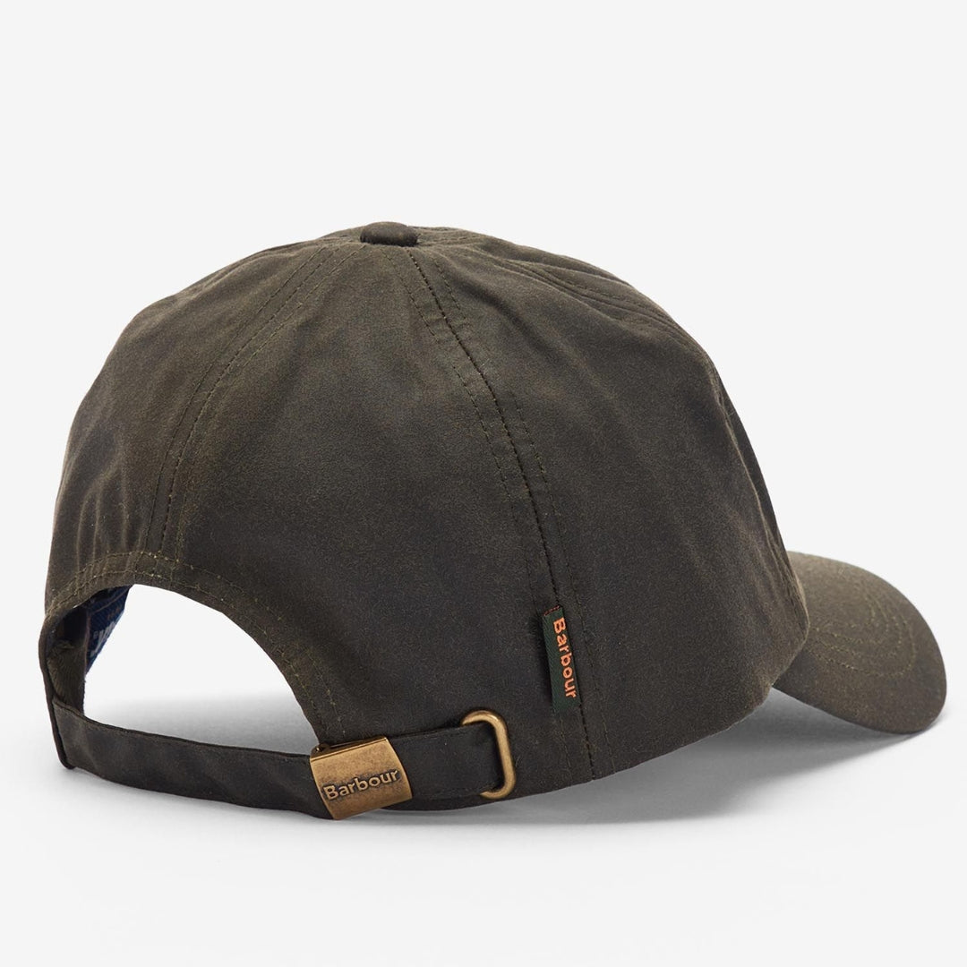 Gorra deportiva encerada Barbour Olive