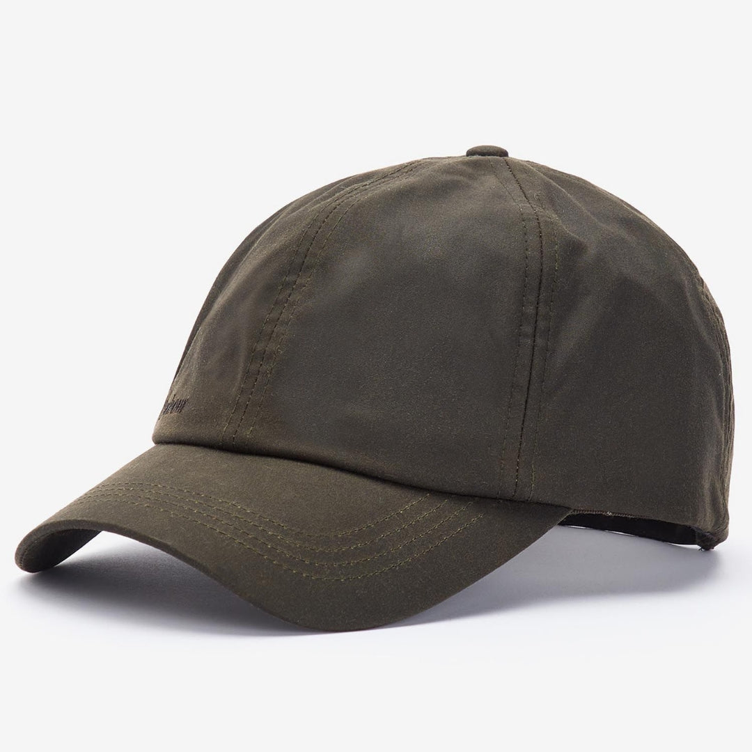 Gorra deportiva encerada Barbour Olive