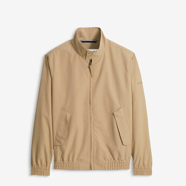 Chaqueta Harrington Corta Repelente al Agua de Sarga Color Osier | Aigle