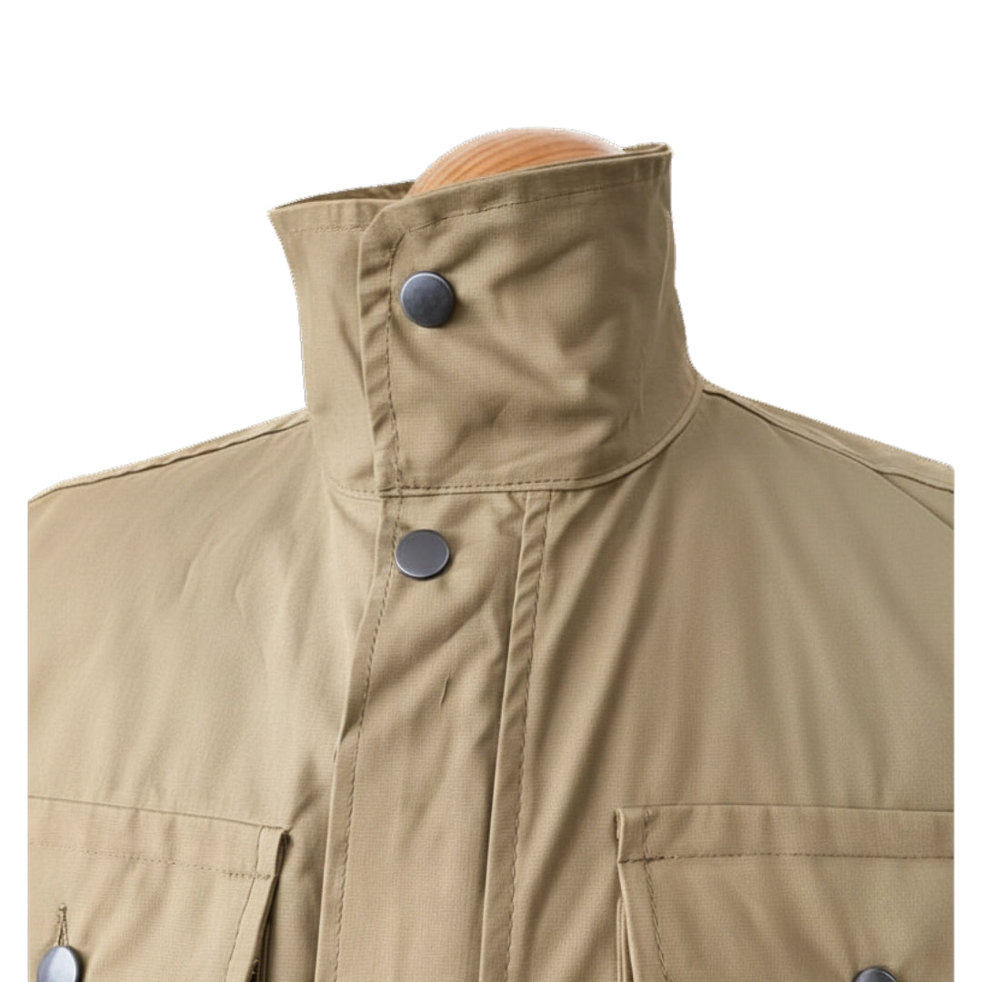 Chaqueta Safari Walker and Hawkes Highbridge – 4 Bolsillos, Ligera y Atemporal