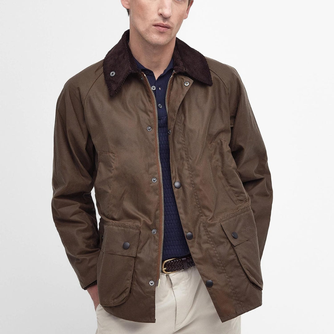 Chaqueta Encerada Barbour Bedale® | Color Bark | Clásico Inglés