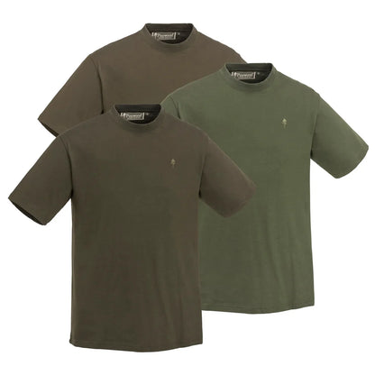Pack 3 Camisetas Pinewood® Hombre – 100% Algodón Certificado Oeko-Tex® | Multicolor