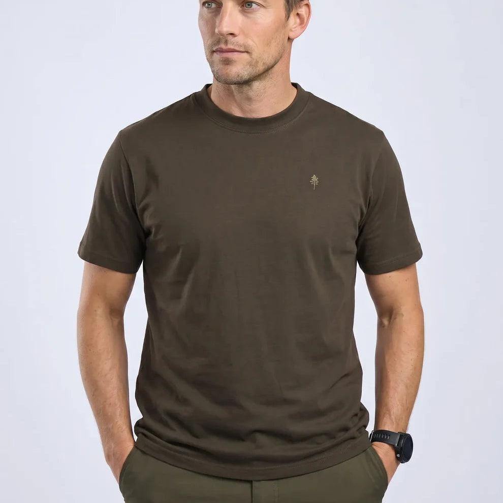 Pack 3 Camisetas Pinewood® Hombre – 100% Algodón Certificado Oeko-Tex® | Multicolor