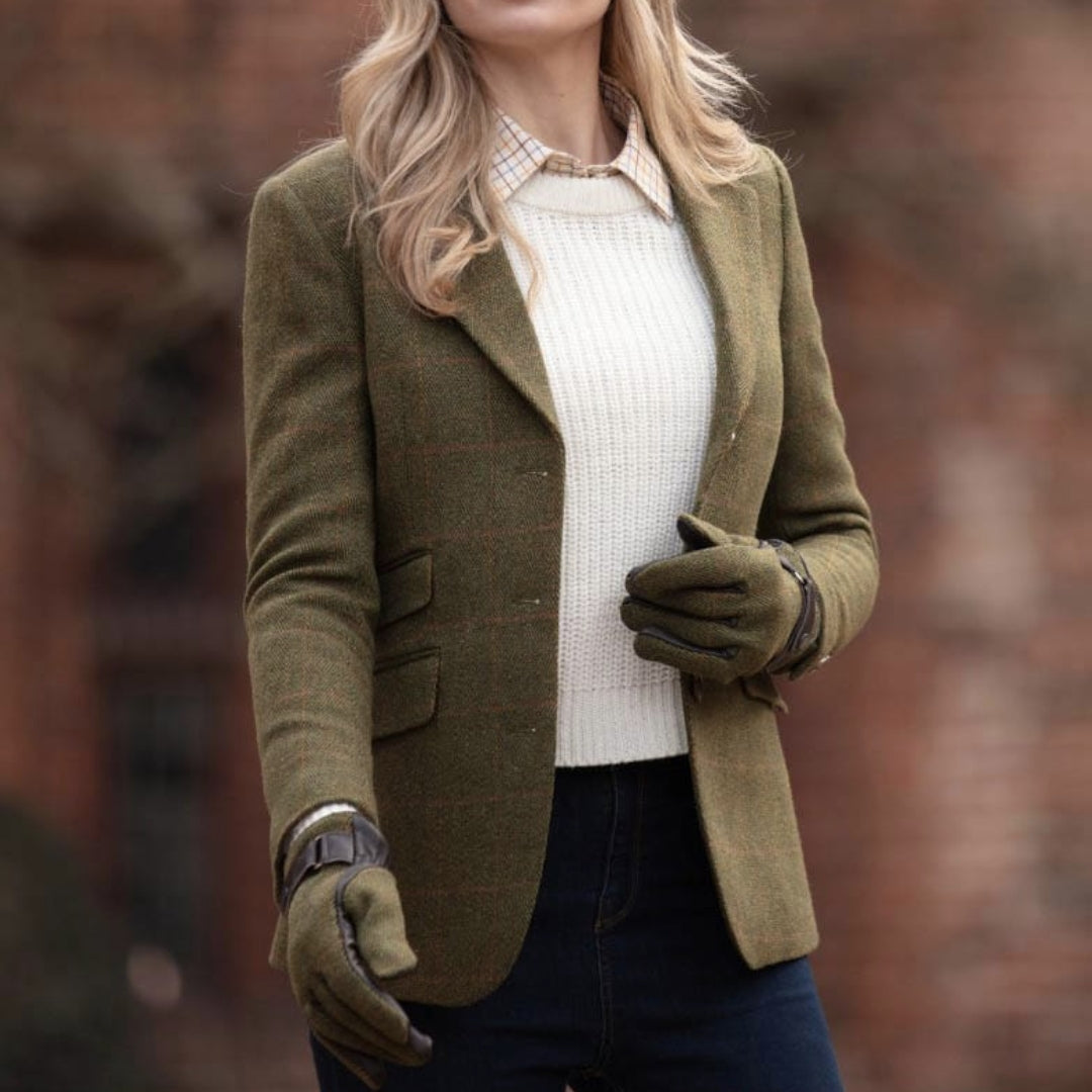 Blazer Mayland Derby Tweed para mujer Walker and Hawkes