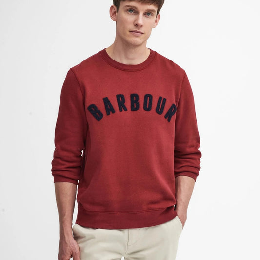 Sudadera Essential Prep Logo Highland Red Barbour