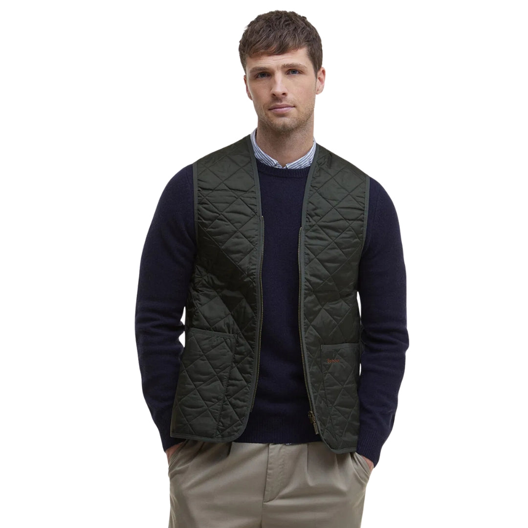 Chaleco Acolchado y Forrado con cremallera Barbour