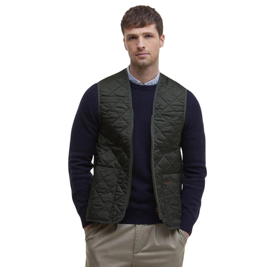 Chaleco Acolchado y Forrado con cremallera Barbour