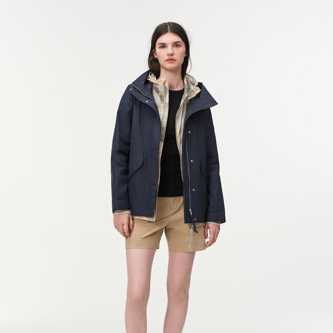 Parka Impermeable con capucha de longitud media MTD Aigle