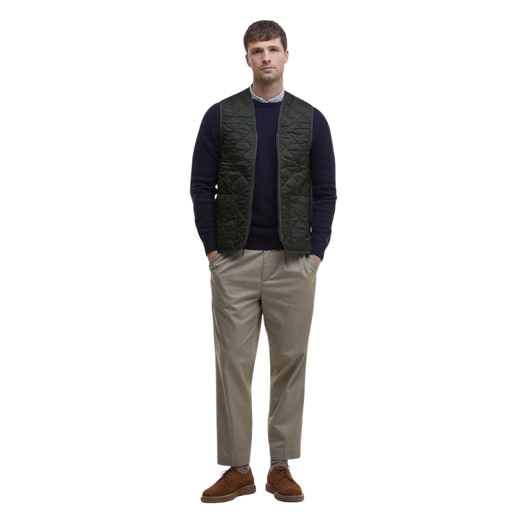 Chaleco Acolchado y Forrado con cremallera Barbour