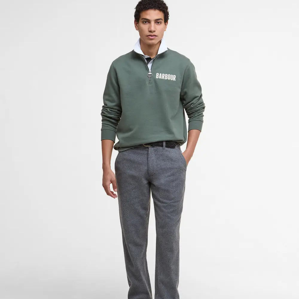 Sudadera con media cremallera Cotes Barbour