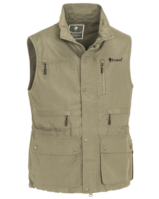 Chaleco Pinewood® Tiveden Hombre – TC-Lite™ Transpirable con Protección UV y Antimosquitos