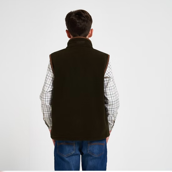 Chaleco Polar Countryman de Niño Oliva