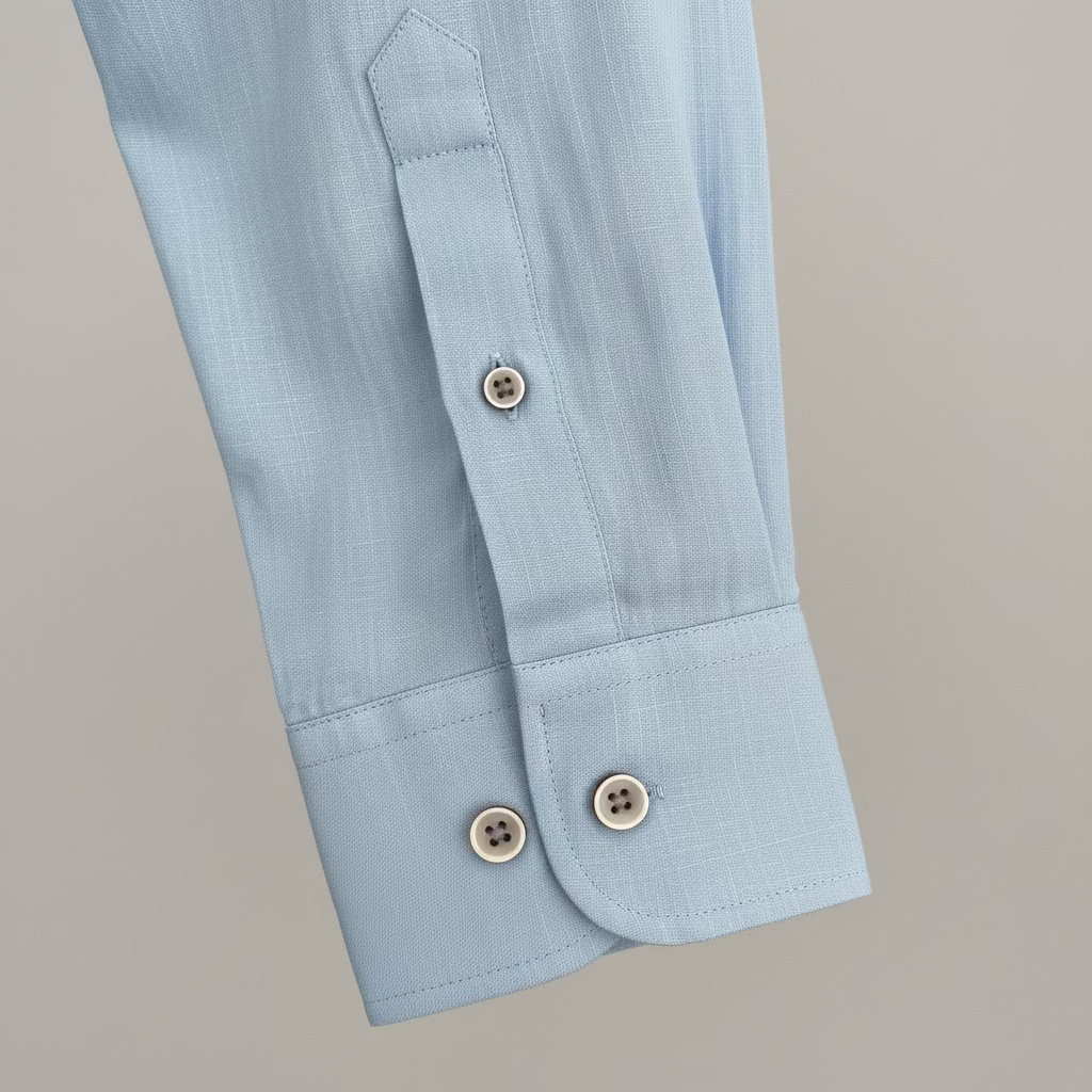 Guayabera de Lino 100% My Scootter Celeste | Hombre Campo y Ciudad (Copia)