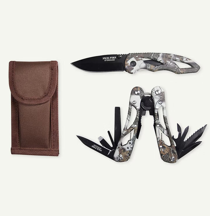 Juego de herramientas múltiples y cuchillos