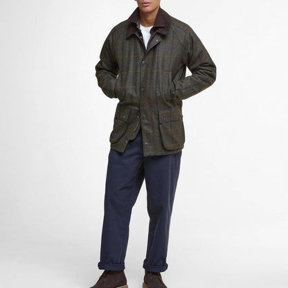 Chaqueta de lana a cuadros Bedale Barbour
