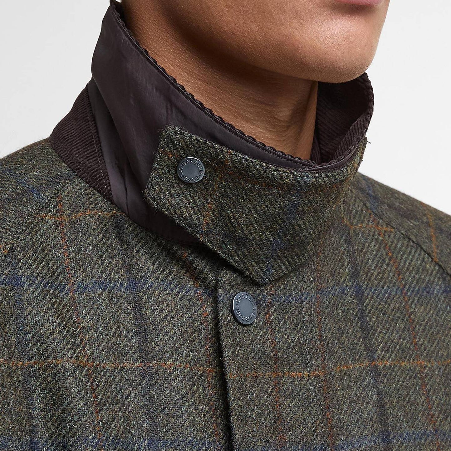 Chaqueta de lana a cuadros Bedale Barbour