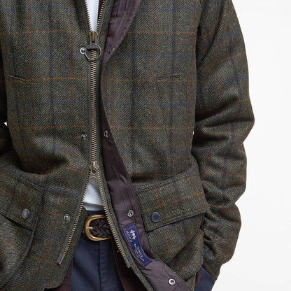Chaqueta de lana a cuadros Bedale Barbour