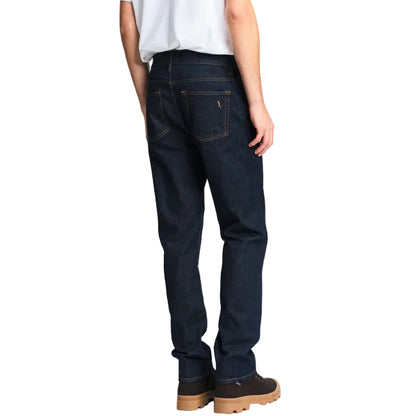 Pantalones Vaqueros Rectos 5 Bolsillos Vaquero Oscuro – Fibras Regenerativas | Aigle