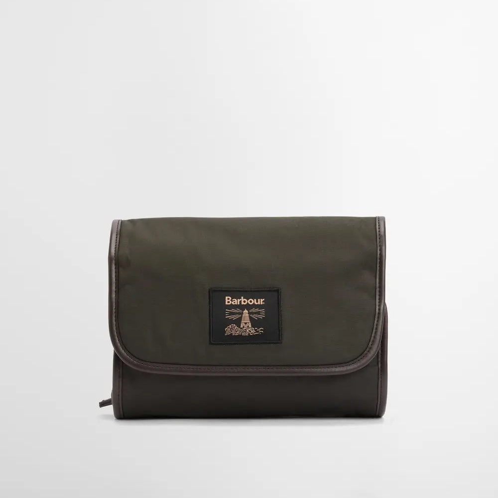 Neceser colgante encerado Barbour