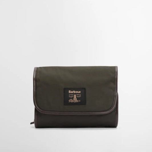 Neceser colgante encerado Barbour