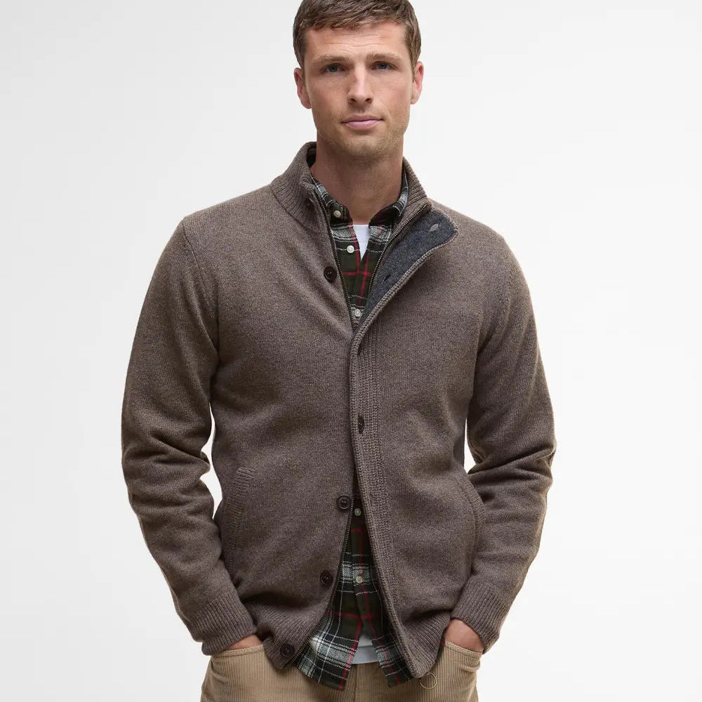 Cárdigan esencial con coderas Barbour