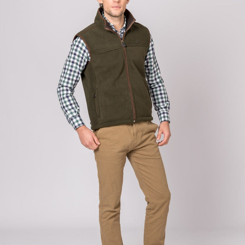 Chaleco Polar Berlín  Verde de British Cotton