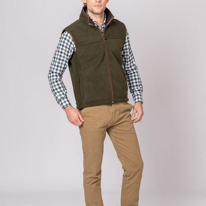 Chaleco Polar Berlín  Verde de British Cotton