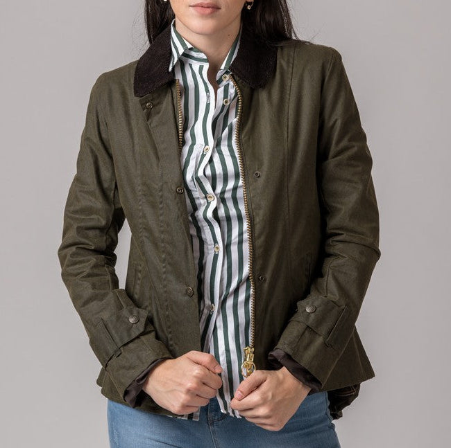 Chaqueta Encerada Amble de British Cotton