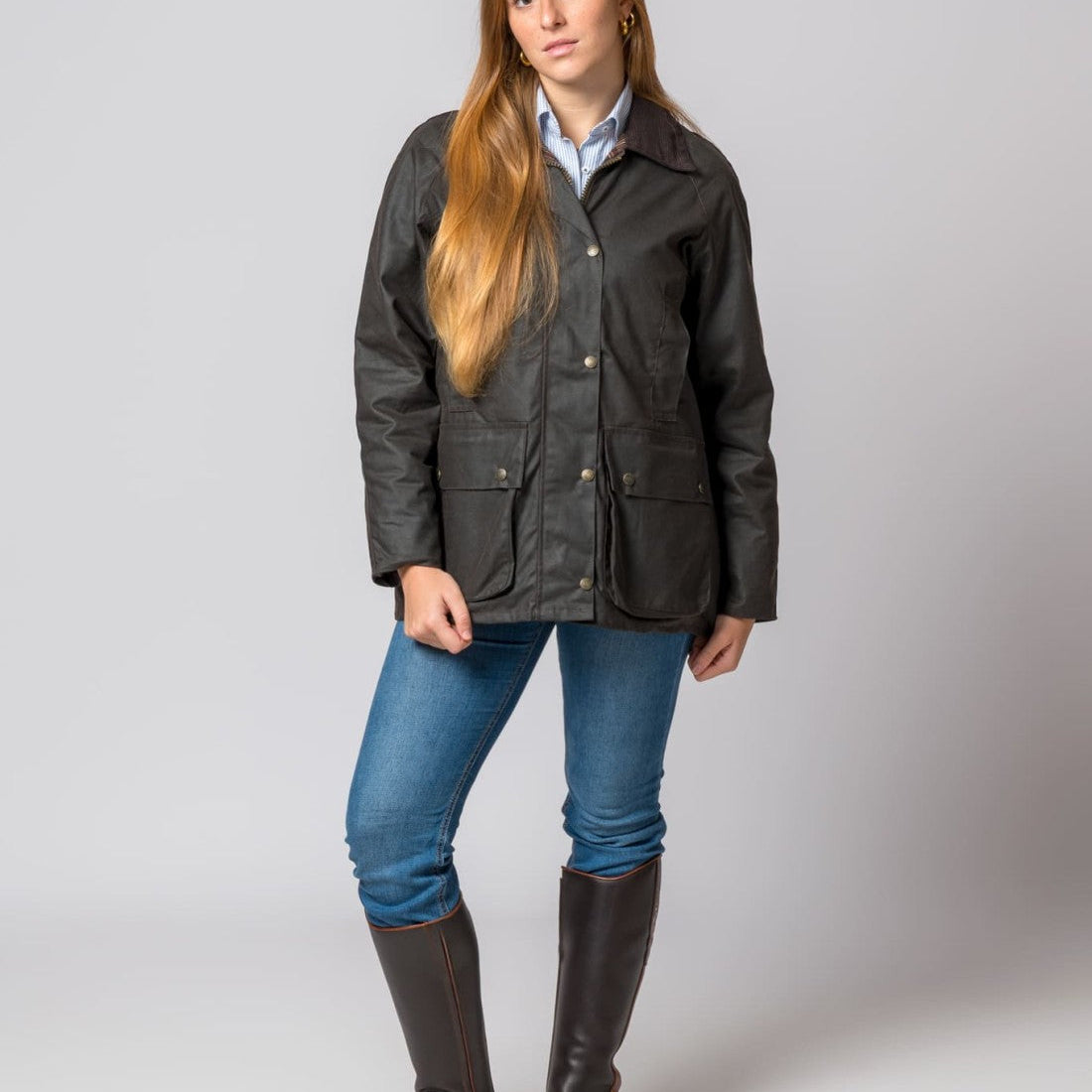 Chaqueta Encerada Clásica de British Cotton