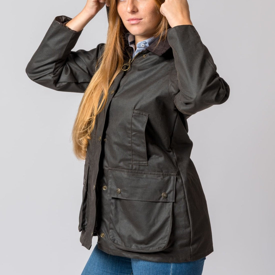 Chaqueta Encerada Clásica de British Cotton