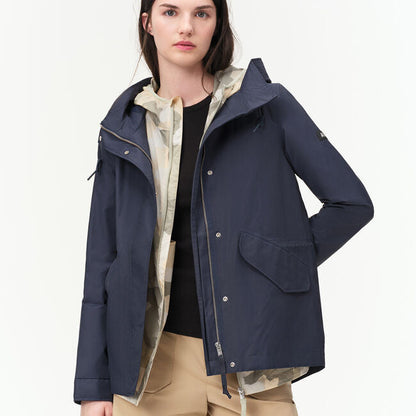 Parka Impermeable con capucha de longitud media MTD Aigle