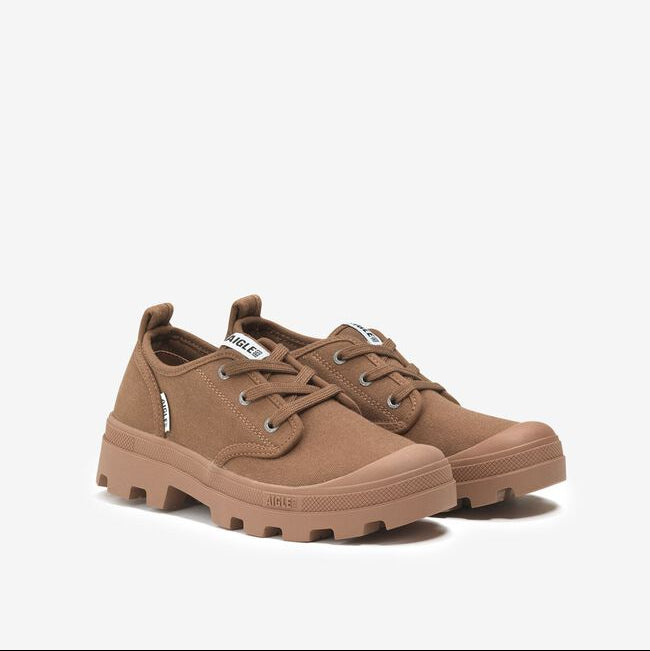 Zapatilla Tenere CVS Low Marrón – Algodón Reciclado | Aigle
