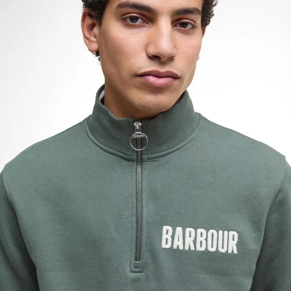 Sudadera con media cremallera Cotes Barbour