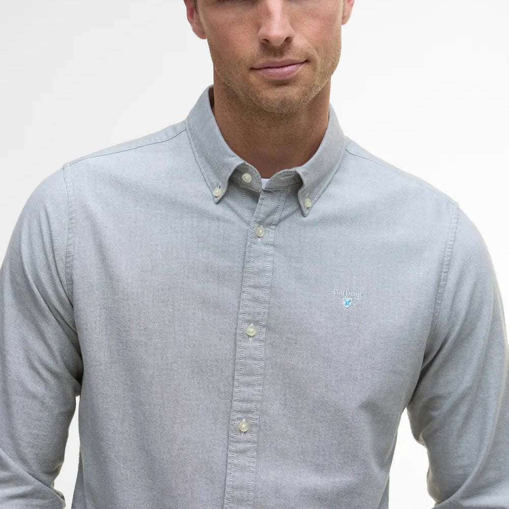 Camisa Oxford Barbour de manga larga a medida