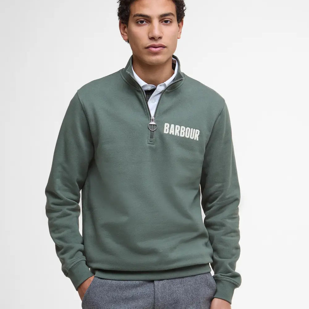 Sudadera con media cremallera Cotes Barbour