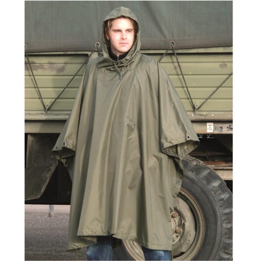 Poncho MIL-COM Ripstop Verde