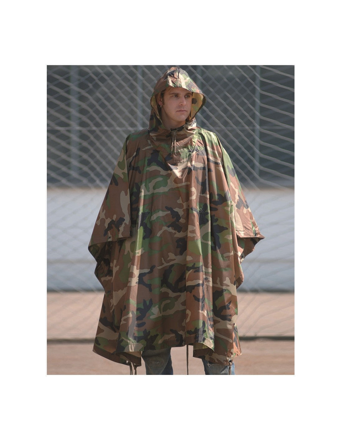 Poncho MIL-COM Ripstop Camo