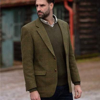 Americana Derby De Tweed Windsor Dark sage